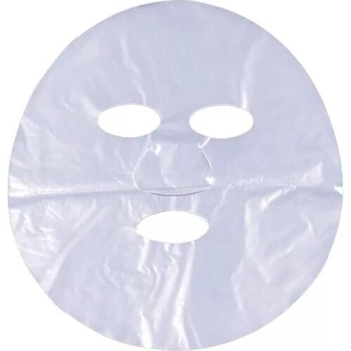 200pcs Plastic Film Skin Care Full Face Cleaner Mask Paper Natural Disposable Plastic Paper Masks Facial Beauty Healthy Tool