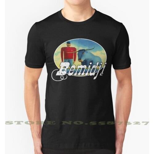 Bemidji Cool Design Trendy T-Shirt Tee Fargo Coen Brothers Movie Minnesota Midwest Snow Tv Bull Flannel Colin Hanks Kirsten