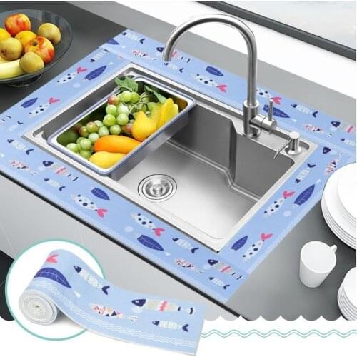 Bath Wall Sealing Strip Self Adhesive Kitchen Caulk Tape Waterproof Mildew Bath Sink Joint Crevice Sticker Corner Stick Strip