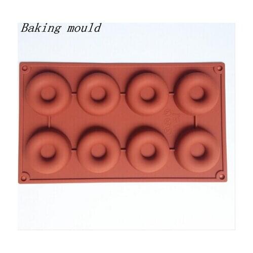 Wholesale Silicone mold B087 Doughnut shape Fondant cake mould Baking mold