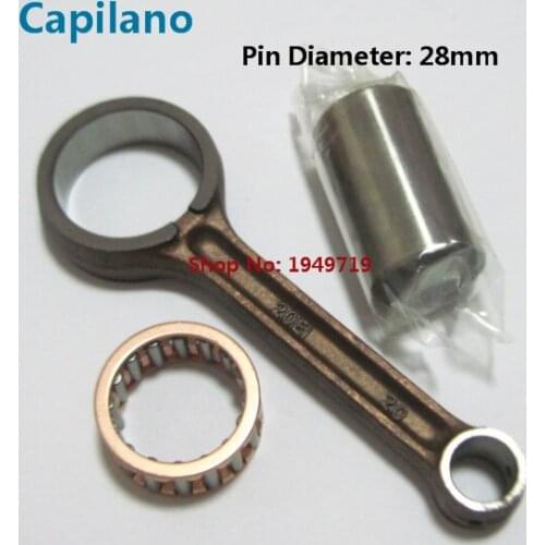 Motorcycle AN125 crankshaft crank rod / connecting rod / conrod for Suzuki scooter 125cc AN 125 engine parts