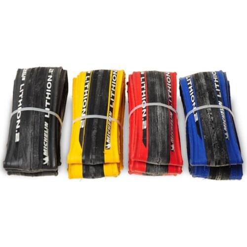 Original Michelin LITHION 2/3 Road Bike Tires 700 * 23C Puncture 260g Light 700C Blue Red Black Yellow Tyre Cycling Bicycle Tire