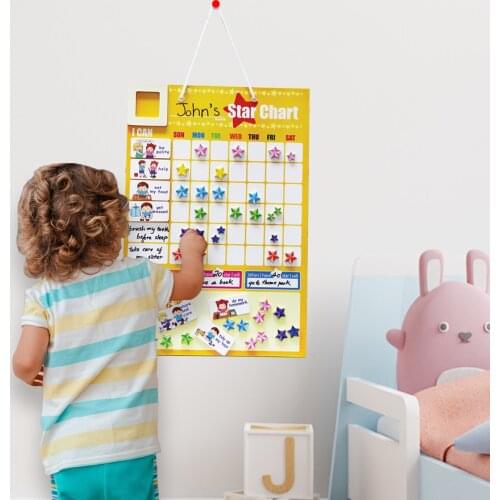 Learning Responsibility Star Chart magnetic chore board magnetic star chart reward chart