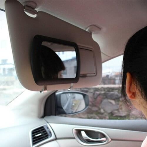 Universal Portable Car Sun visor makeup mirror High Clear Interior HD Mirror Automobile Sun-Shading Interior Car-styling Mirror