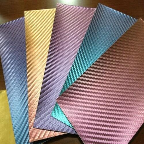 Chameleon 3D Carbon Fiber Vinyl Film Wrap Car Styling Change Color