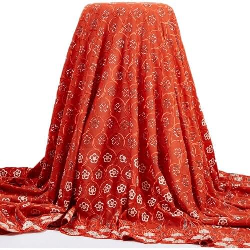 Zhenguiru BLue African Lace Fabric 2021 New High Qualtiy Swiss Voile Lace Flowers Embroidery Nigorian Women Wedding Derss A 2429