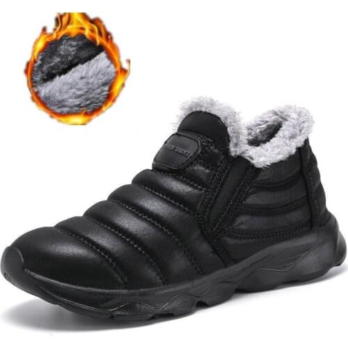 Unisex Snow Boots Winter Warm Plush Ankle Boots Fashion Waterproof Boots Men and Women High Quality Winter Leisure Sports Boots