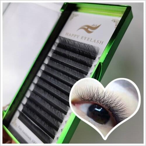 0.03,0.05,0.07mm J/B/C/D 7-16mm YY Natural Flowering Mesh Y Weaving Eyelash 0.07 Graft Eyelashes Silk Planting False Eyelash