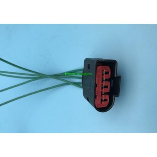 10/20/50 pcs New PBT MAF Mass Air Flow Sensor 5 Pin Connector Plug 1J0973775A 1J0 973 775A