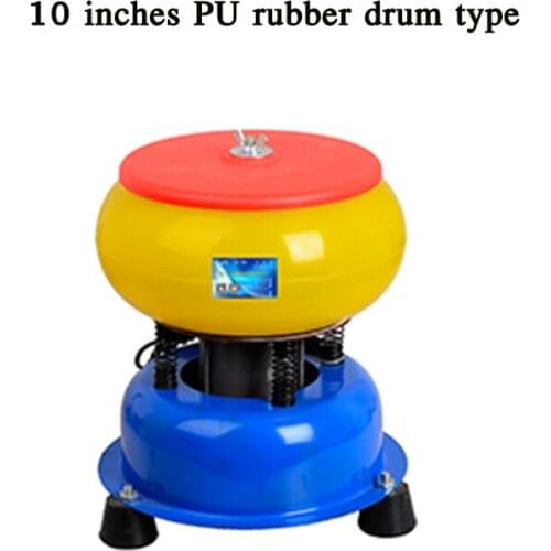 10 Inch Jade Vibration Polishing Machine Household Jade Vibration Barrel Grinding Machine Small Automatic Vibration Sander 220V