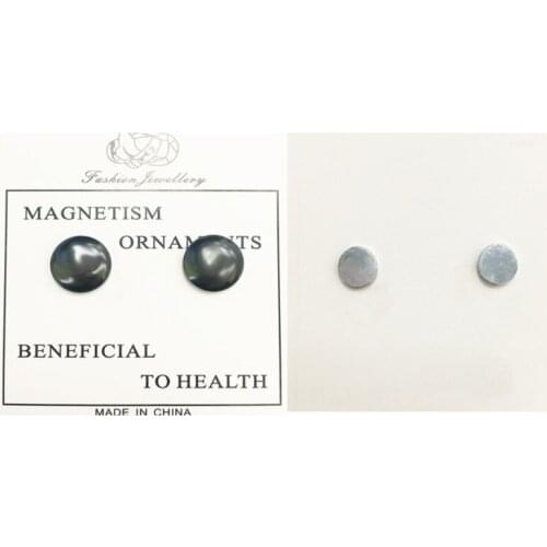 2Pcs/Pair Bio Magnetic Therapy Weight Loss Stud Earrings Slimming Health Care Stimulating Acupoints Magnet Stickers
