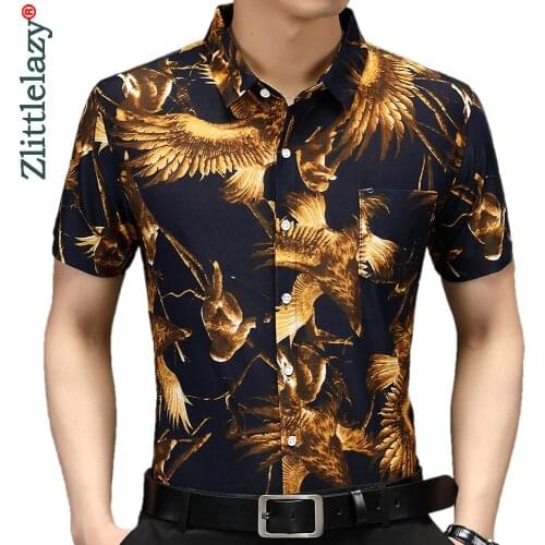 2021 hawaiian mens shirts for men clothing floral fashion pocket summer short sleeve shirt luxury dress casual clothes jersey 05