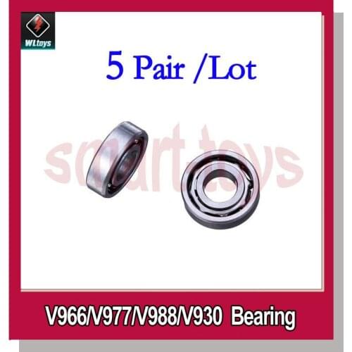 5Pair Original V966-012 Bearing for Wltoys V966 V977 V988 V930 RC Helicopter Spare Parts