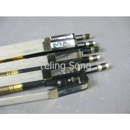 5pcs of best master black Carbon fiber CELLO bow 4/4 #7235