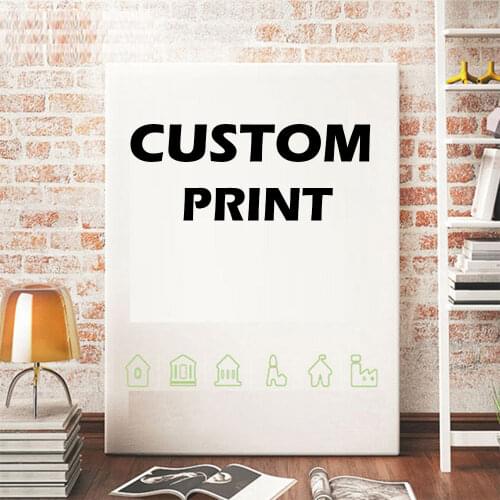 CHENFART Diy Custom picture Print on Canvas Painting Room Picture Family Baby Photo Favorite Image Home Decor