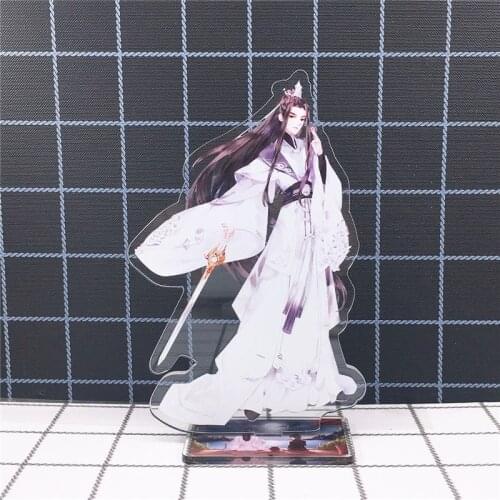 The Husky and His White Cat Shizun Mo Ran Chu WanNing Acrylic Figure Stand Model Toys Anime Two-sided Action Models Gift