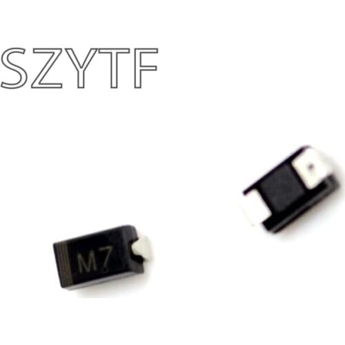 1N4007 IN4007 M7 SMD rectifier diodes 1A1000V (200PCS/lot)