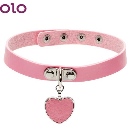 OLO Spike Rivet Buckle Collar Slave Restraints for Women Erotic Toys Adjustable SM Bondage Adult Games Sex Toys for Couples