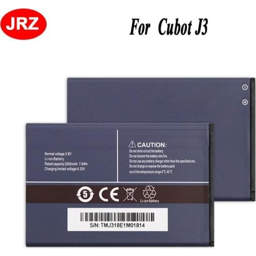 JRZ LOT=10PCS For Cubot J3 Phone Battery 2000mAh Hight Capacity 3.8V Top Quality Replacement Batteries