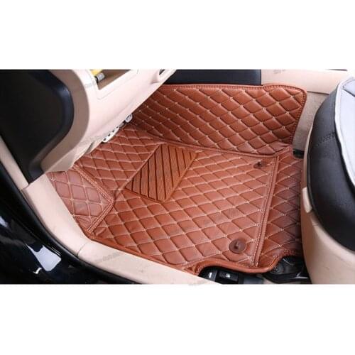 Lsrtw2017 leather car floor mats for toyota camry 50 xv50 2012 2013 2014 2015 2016 2017 carpet accessory auto foot seat cover