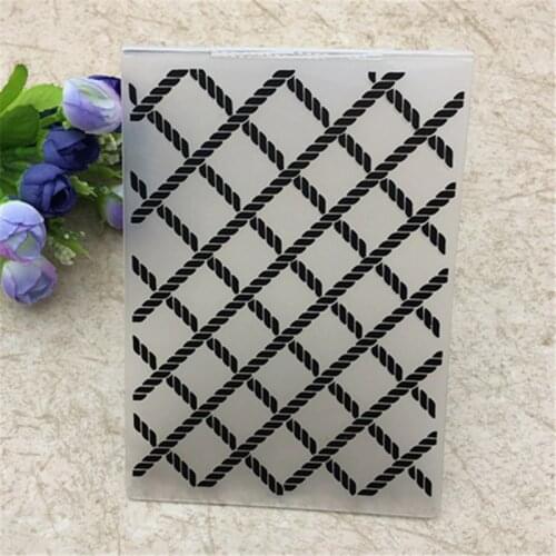 PLASTIC EMBOSSING FOLDER Sporadic grid DIY scrapbook album card packing decoration cutting dies paper craft making