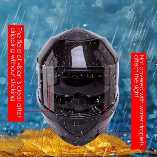 Anti Fog Film for Motorcycle Helmet Visor Nano Coating PET Practical Multi-functional Durable Classic Fog Resistant Film