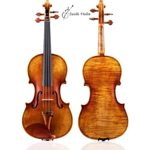 Stradivarius Cremonese 1715 retro Oil Varnish Handmade Violin All European Wood 4/4 3/4 Professional violin & case bow string