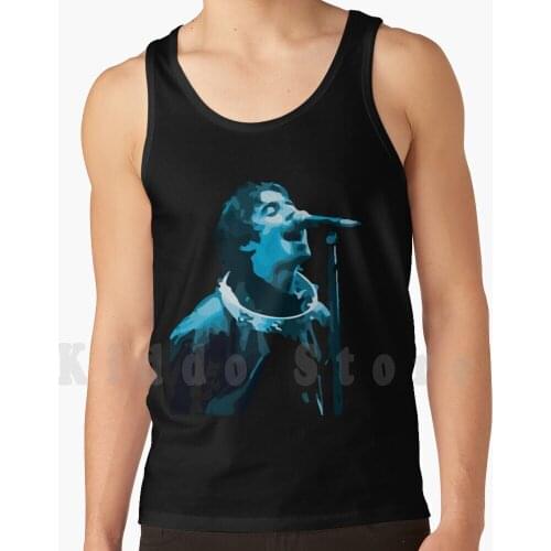 Thelastrock&rollstar-City Tank Tops Vest Sleeveless Liam Gallagher Liam Madchester Stone Roses Noel Gallagher