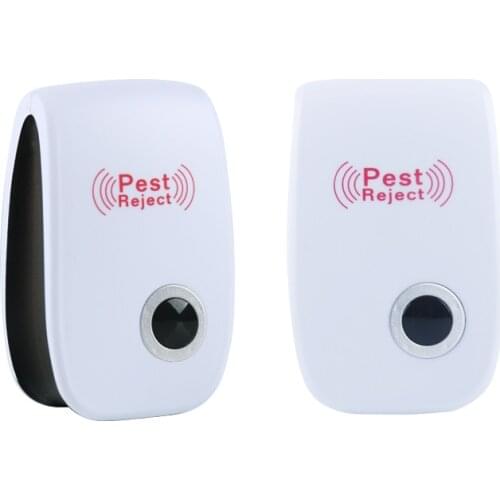 2pcs Ultrasound Electronic Mosquito Repellent Household Garden Insects Rodent Repellent Cockroach Suppressor Pest Repeller
