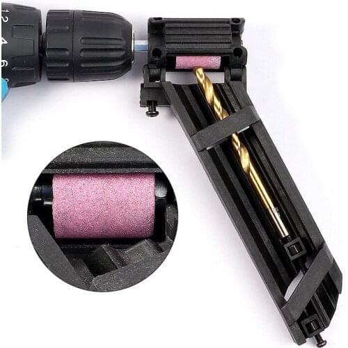 1 Set 2.0-12.5mm Portable Drill Bit Sharpener Corundum Grinding Wheel Bit Tool Twist Drill Bit Sharpening Machine