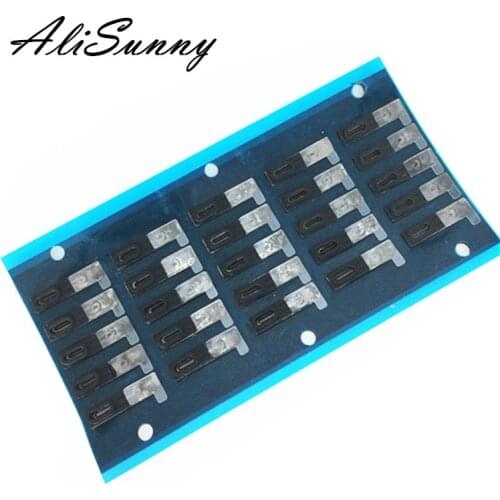 AliSunny 100pcs Earpiece Speaker Mesh for iPhone 6 6S Plus 5S Anti Dust Adhesive Sticker Receiver Net Double Ear Tape