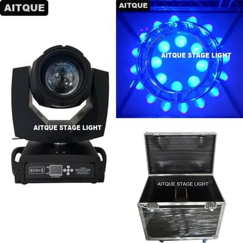 2lights+Flight case)Stage lightbeam 230 mobile heads beam 7r flight case dj beam 7r 230w moving head lights