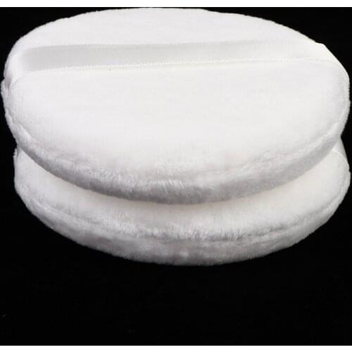 2Pcs/Set 10.5cm Large Makeup Sponges Puff Smooth Cosmetic Puffs Soft Flocking Powder Puff Facial Flawless Foundation Tool