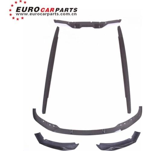 2019 5 series G30 M tech carbon finber spoiler for G30 m tech 540i carbon finber lip diffuser and side skirt