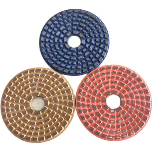 4 Inch 100mm Flexible Abrasive Metal Polishing Pad For Stone Marble And Granite Polishing And Cleaning