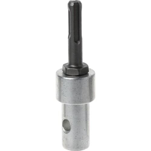 2 Round Pits 2 Slots Drill Bit Adapter For Electric Drill Convert to Earth Auger Head Connector Tool Y5JA