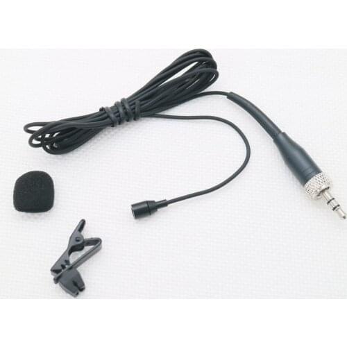 AVX2B Hidden Lavalier Lapel Microphone 3.5mm Stereo Lock For Sennheiser ew100 G2 G3 G4 Wireless BeltPack Transmitter Metal Plugs