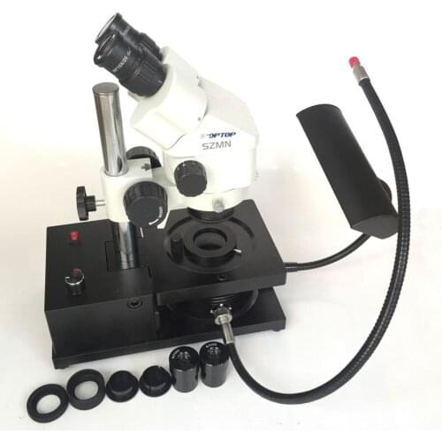 Free Shipping Jewelry Gem Tools Gemstone Microscope 7X-45X (90X) Microscope for Diamond Ruby Sapphire Jade