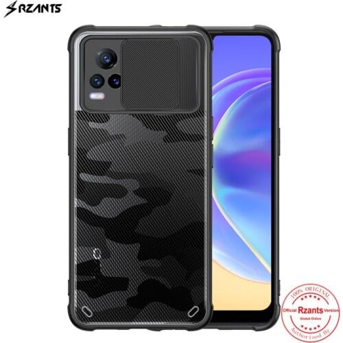 Rzants For VIVO V21E 4G VIVO V21 Case Soft Cover [Camouflage Lens Protection] Thin Phone Casing