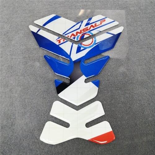 Motorcycle For Honda TRANSALP Tank Pad Decorative Protector High Quality 3D Resin Sticker Pad Filler Reflective Tankpad