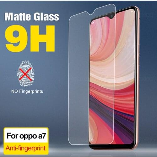 For OPPO A5s A7 realme x 3Pro X Lite No fingerprint Matte Glass for realme5i 5 a5 2020 a9 2020 xt x2 x2pro full Screen Protector