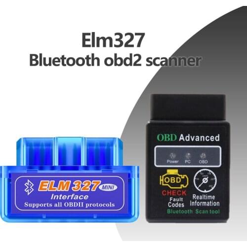 Elm327 V2.1/ V1.5 Bluetooth obd2 scanner For Android/Symbian Torque ELM 327 Car Accessories Code Reader OBD car diagnostic tool
