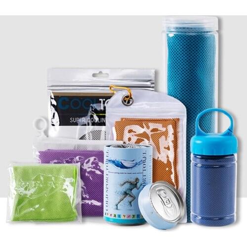 Cold sports towel cold towel double face towel outdoor sports cooling fitness quick drying sweat absorbing towel