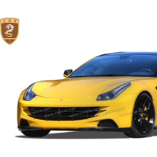 New Fashion Ferrari FF Body kit real carbon fiber front rear bumper lips side skirts Upgrade Novitec Ross style auto body parts