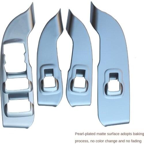 Fit for Lincoln MKC refitting carbon fiber glass up window armrest panel frame interior modification special trim