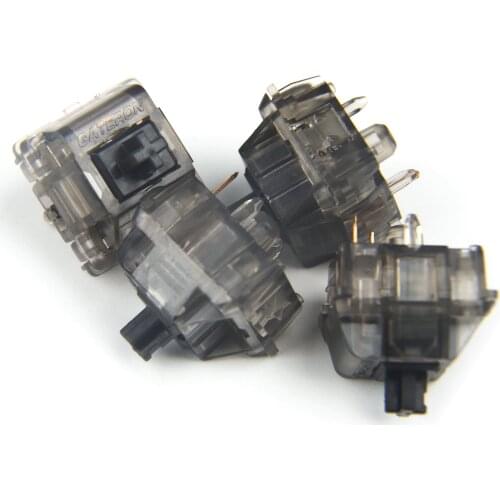 10-Pack Gateron Ink v2 5pin Switches Transparent Smokey Housing Blue Yellow Red Black Silent Black Mechanical Keyboard