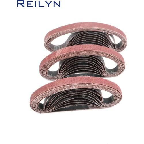 Sand belt 10pcs 330x10 60# 180# sand paper polishing belt belt sander sand paper polishing material small sanding belt