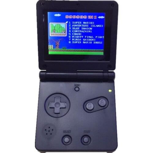 Foldable handheld game console portable 2.7 inch screen with charge 142 built-in games controller gamepad support to connect TV