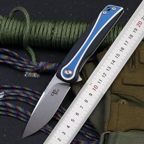 Clearance CH3511 flipper folding knife 154-CM blade ball bearing G10 + steel handle camping hunting pocket fruit knife EDC tool