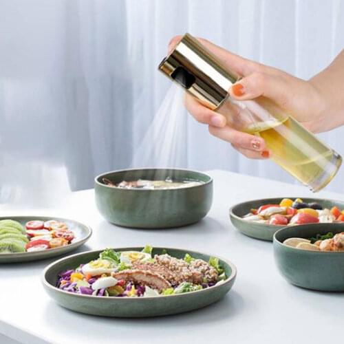 Kitchen Baking Oil Cook Oil Spray Empty Bottle Vinegar Bottle Oil Dispenser Cooking Tool Salad BBQ Cooking Glass Oil sprayer